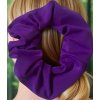 2569 3 scrunchies gumicka do vlasu fialova