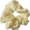 Scrunchies - Elastic de alb perlat