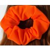Scrunchies - gumička do vlasů oranžová neon
