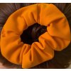 2608 3 scrunchies gumicka do vlasu oranzova