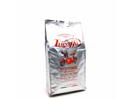 Lucaffé Decaffeinato, zrnková káva, 700 g