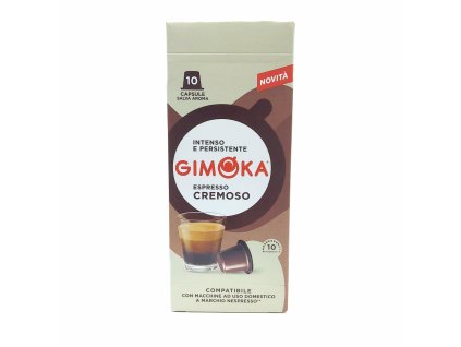 Gimoka Espresso Cremoso, kapsle Nespresso, 10 ks