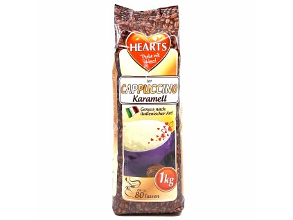 Hearts Cappuccino s příchutí Karamel 1 kg