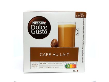 Nescafé Dolce Gusto Café Au Lait, kávové kapsle, 16 ks