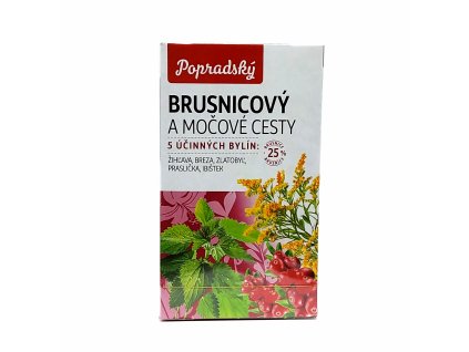 Popradský Funkční čaj Brusinkový a močové cesty 30 g