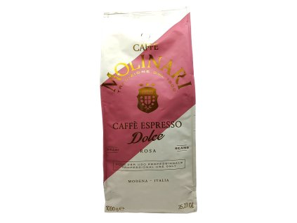 Molinari Caffé Espresso Dolce Rosa zrnková káva 1kg