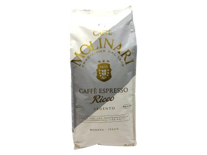 Molinari Caffé Espresso Ricco Argento zrnková káva 1kg