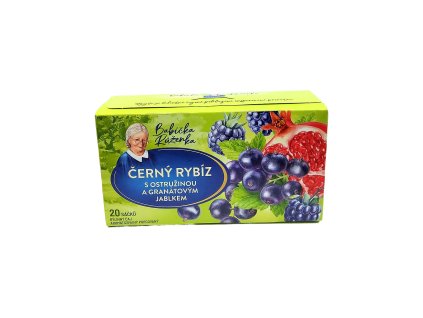 Babička Růženka Černý rybíz s ostružinou a granátovým jablkem 40g