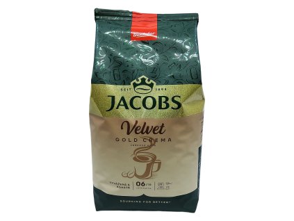 Jacobs Velvet Gold Crema zrnková káva 1 kg
