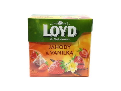 Loyd čaj Jahody a vanilka 20 x 2 g