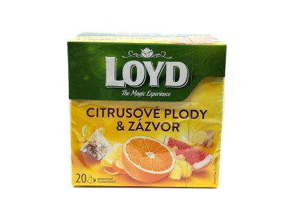 Loyd čaj Citrusové plody a zázvor 20 x 2 g