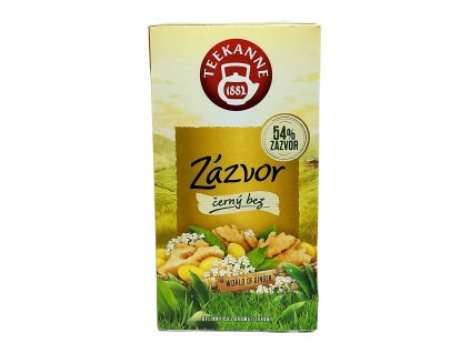 Teekanne Zázvor & černý bez 35 g