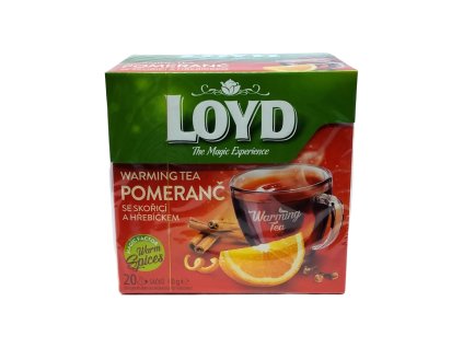 Loyd čaj Pomeranč se skořicí a hřebíčkem 20 x 2 g