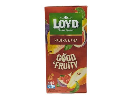 Loyd čaj Good & Fruity Hruška a fík 20 x 2,5 g