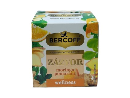 Bercoff čaj, Zázvor, moringa a pomeranč 20 g