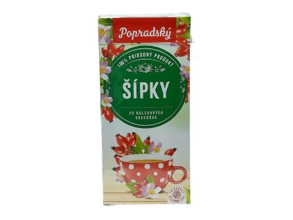 Popradský bylinný čaj Šipky 100% 40 g