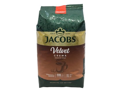 Jacobs Crema Velvet zrnková káva 1 kg