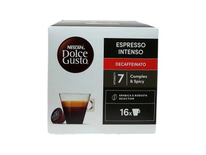 Nescafé Dolce Gusto Espresso Intenso Decaffeinato kávové kapsle 16 ks