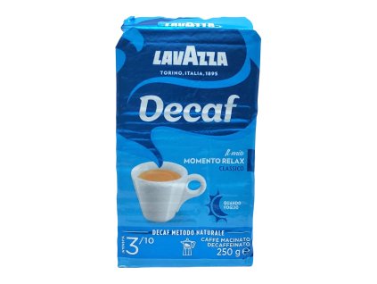 Lavazza DEK, mletá káva, 250 g