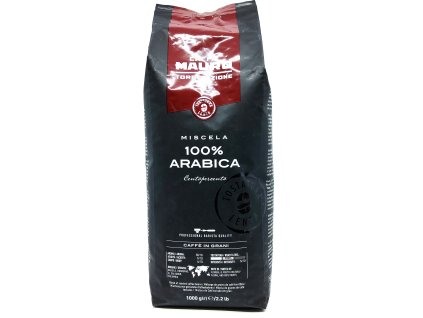 Mauro caffé Centopercento, zrnková káva, 1 kg