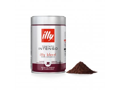 Illy Espresso Dark, mletá káva, 250 g