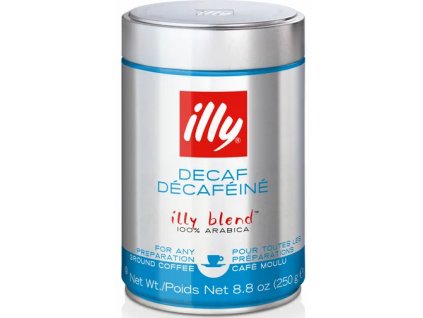 Illy Bezkofeinová, mletá káva, 250 g