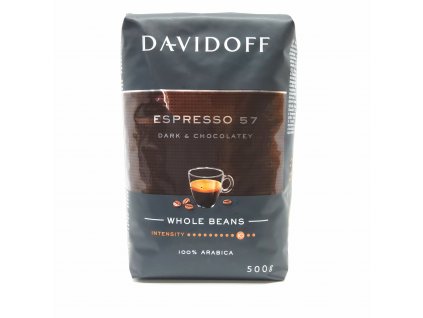 Davidoff Espresso 57 Intense, zrnková káva, 500 g