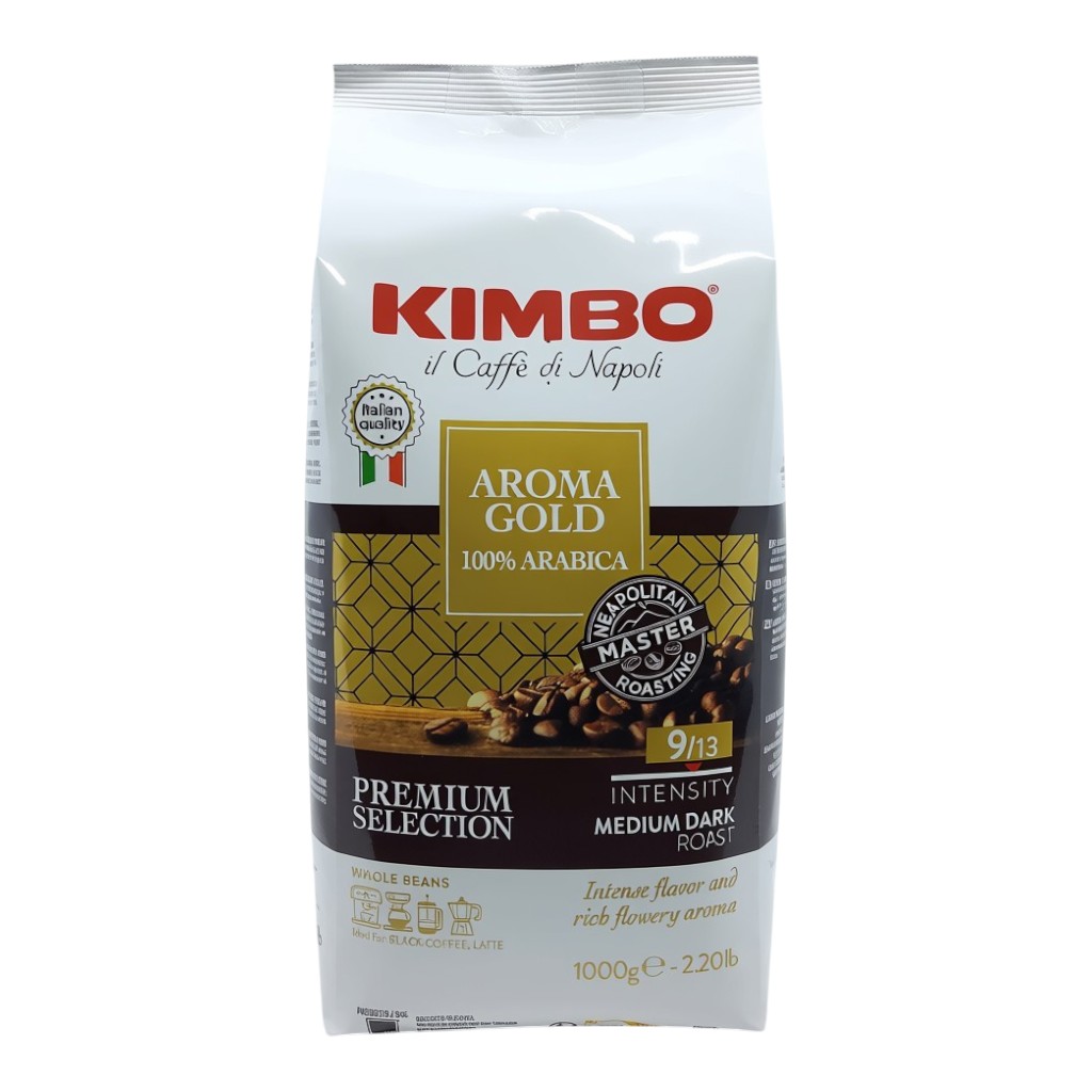 Kimbo Aroma Gold 100% Arabica zrnková 1 kg