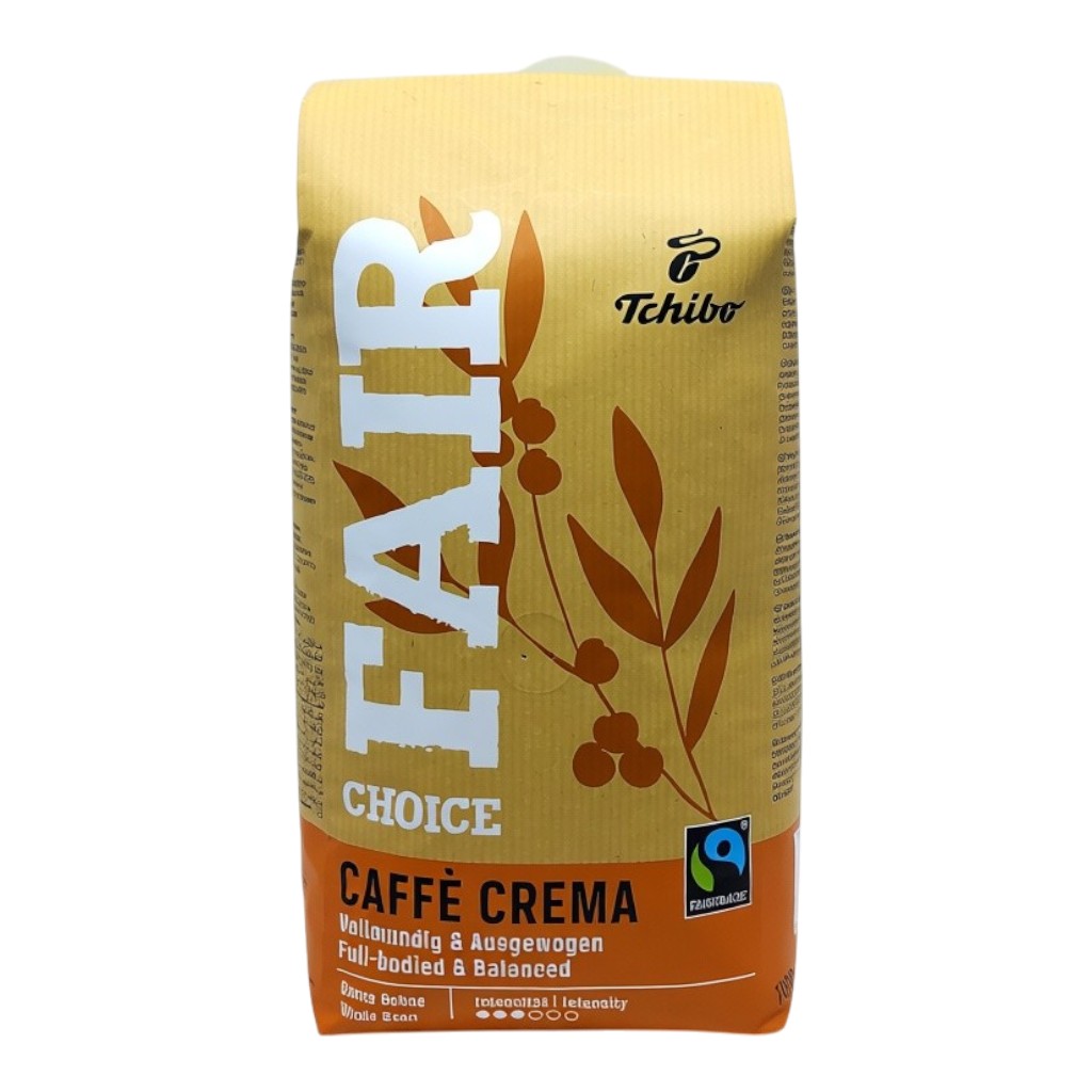Tchibo Fair Choice Caffe Crema káva zrnková 1 kg