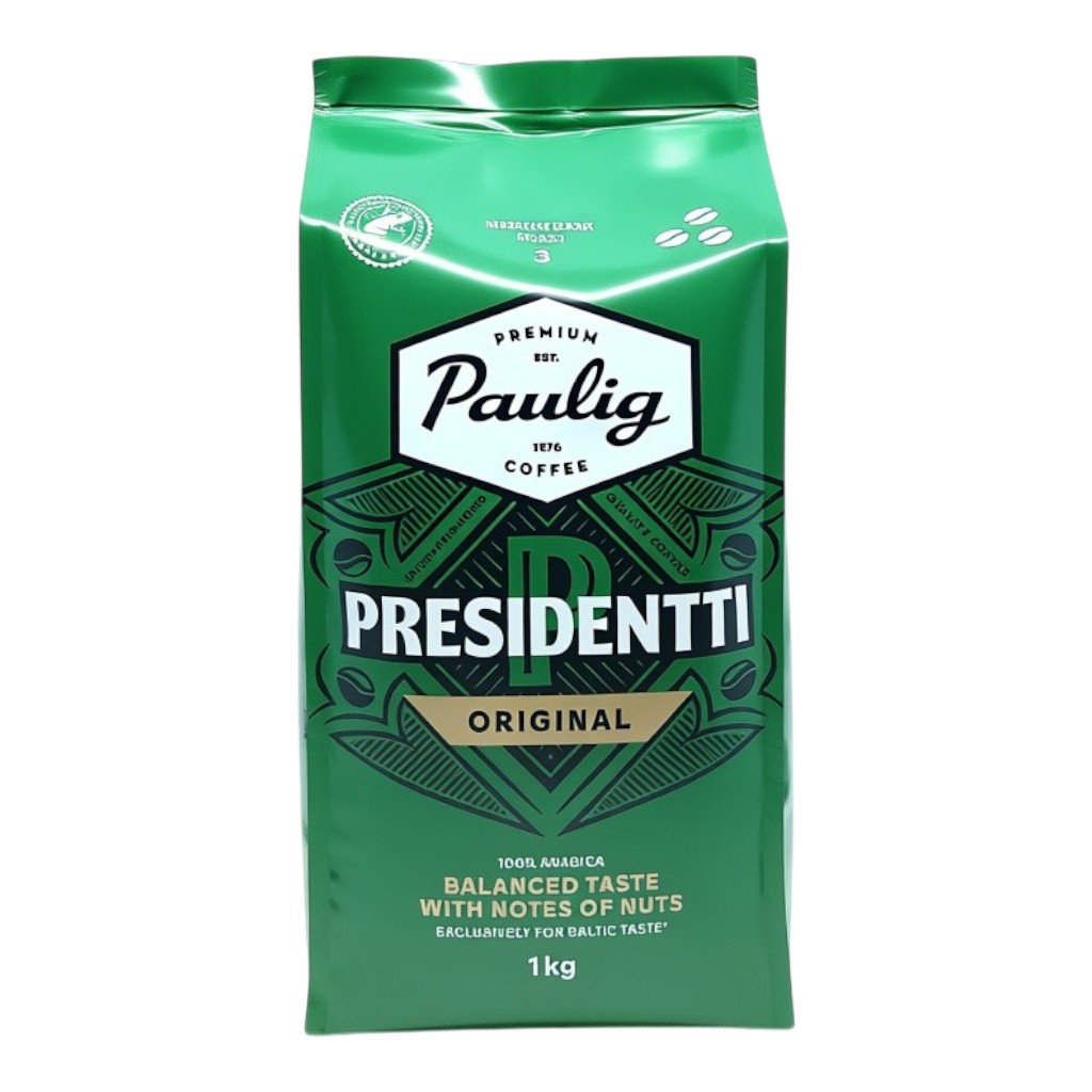 Paulig Presidentti Original zrnková káva 1 kg
