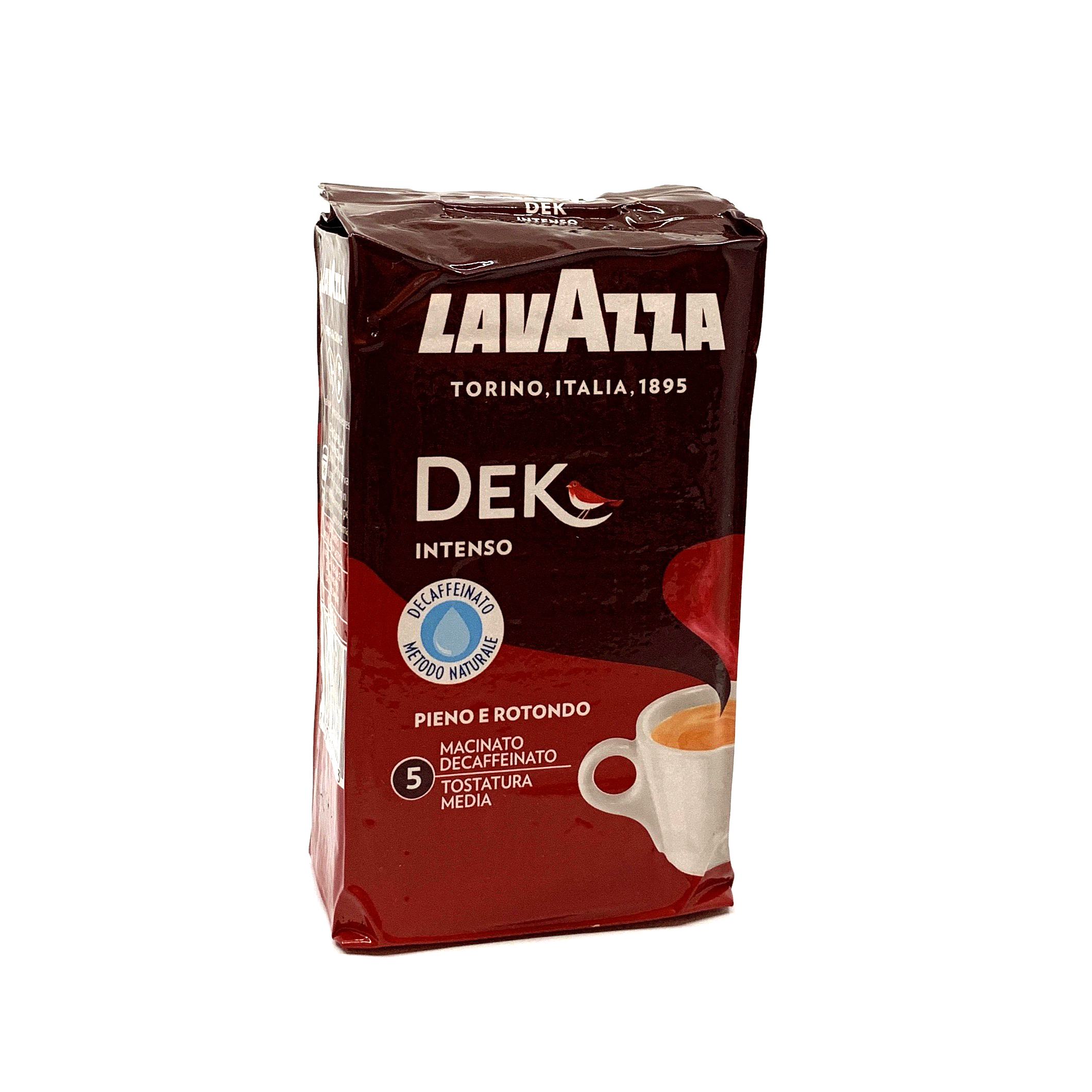 Lavazza Dek Intenso, mletá káva, 250 g - Mazuto.cz