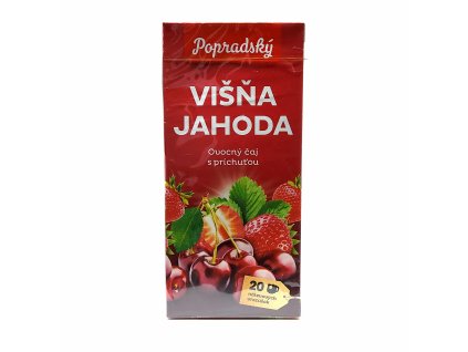 2693 popradsky ovocny caj visna a jahoda 20 nalevovych vreciek