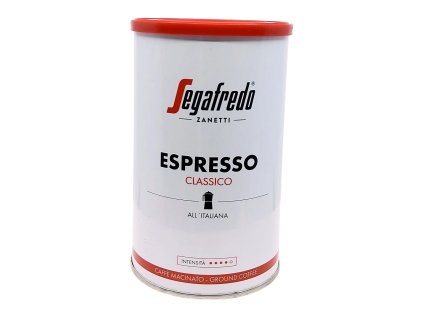 Segafredo Espresso Classico dóza mletá káva 250 g