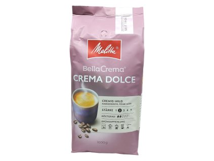 Melitta BellaCrema Crema Dolce zrnková káva 1 kg