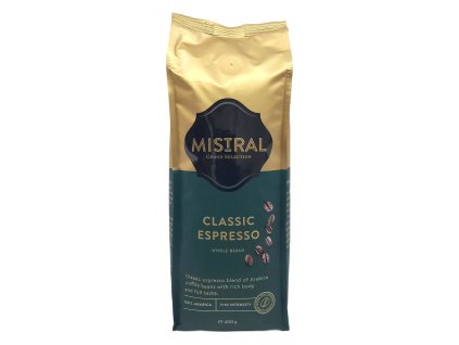 Mistral Selection Classic Espresso zrnková káva 400 g