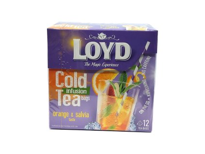 Loyd čaj Cold Tea Pomaranč a šalvia 12 x 2,5 g