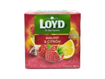 Loyd čaj Malina a citrón 20 x 2 g
