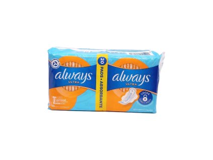 Always Ultra Normal hygienické vložky s krídelkami 20 ks
