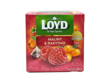 Loyd čaj Maliny a rakytník 20 x 2 g