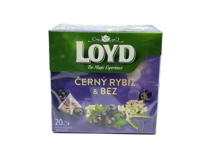Loyd čaj Čierna ríbezľa a baza 20 x 2 g