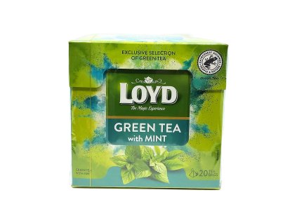 Loyd čaj Zelený s príchuťou mäta 20 x 1,5 g