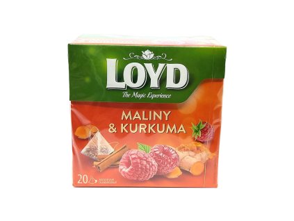 Loyd čaj Maliny a kurkuma 20 x 2 g