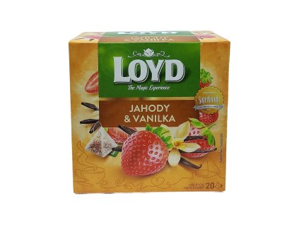 Loyd čaj Jahody a vanilka 20 x 2 g