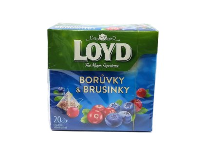 Loyd čaj Čučoriedky a brusnice 20 x 2 g