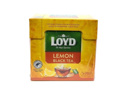 Loyd čaj Čierny s príchuťou citrónu 20 x 1,7 g