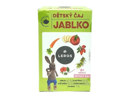 Leros Detský čaj Jablko 40 g