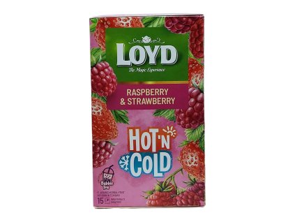 Loyd čaj Hot & Cold Malina a jahoda 15 x 2 g