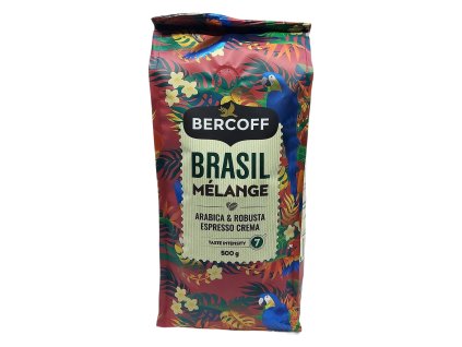 Bercoff Brasil Melange zrnková káva 500 g