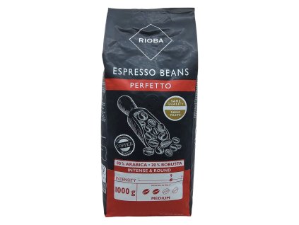 Rioba Perfetto (GOLD) zrnková káva 1 kg
