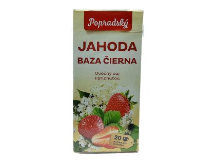 Popradský čaj Jahoda a baza čierna 40 g